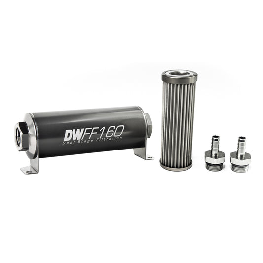DeatschWerks In-Line Fuel Filter and Housing Kit (8-03-160-040K-38)