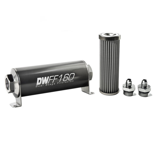 DeatschWerks In-Line Fuel Filter and Housing Kit (8-03-160-040K-6)