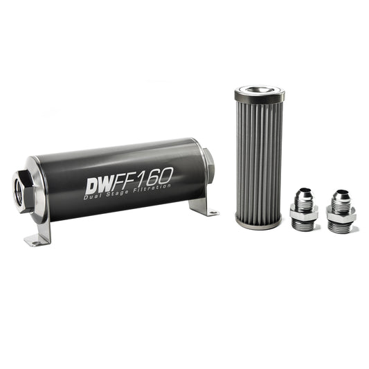 DeatschWerks In-Line Fuel Filter and Housing Kit (8-03-160-040K-8)
