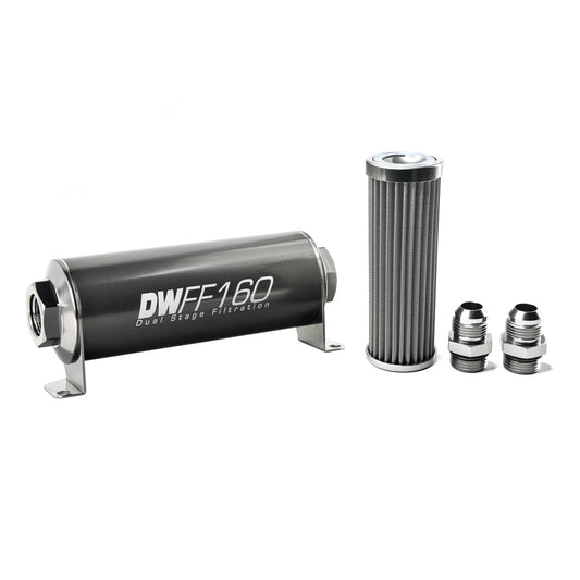 DeatschWerks In-Line Fuel Filter and Housing Kit (8-03-160-100K-10)