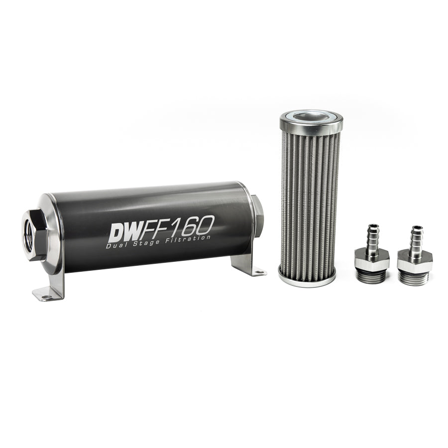 DeatschWerks In-Line Fuel Filter and Housing Kit (8-03-160-100K-516)