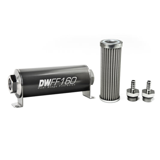 DeatschWerks In-Line Fuel Filter and Housing Kit (8-03-160-100K-516)