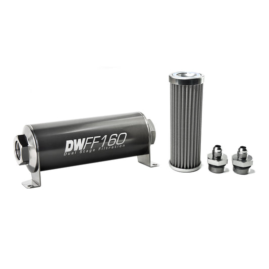 DeatschWerks In-Line Fuel Filter and Housing Kit (8-03-160-100K-6)