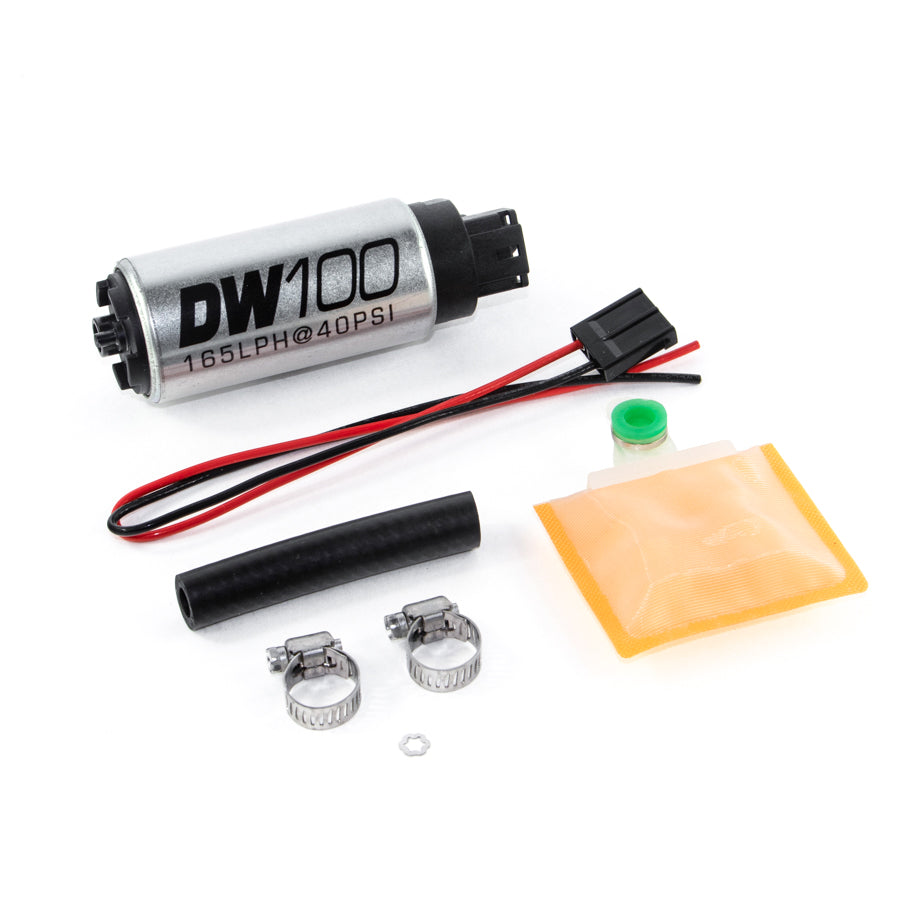 DeatschWerks DW100 Series 165lph In-Tank Fuel Pump w/ Universal Install Kit