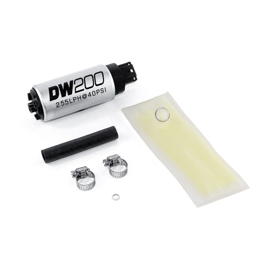 DeatschWerks DW200 Series 255lph In-Tank Fuel Pump w/ Install Kit for Integra (94-01) and Civic (92-00)