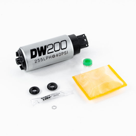 DeatschWerks DW200 Series 255lph In-Tank Fuel Pump w/ Install Kit for Mitsubishi Lancer Evo 8/9 (03-06)