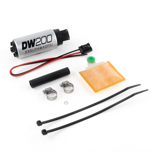 DeatschWerks DW200 Series 255lph In-Tank Fuel Pump w/ Install Kit for Eclipse all FWD (90-94)