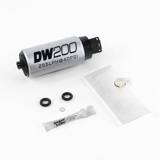 DeatschWerks DW200 Series 255LPH In-Tank Fuel Pump w/ Install Kit for Genesis Coupe 2.0T and 3.8 V6 (09-12)