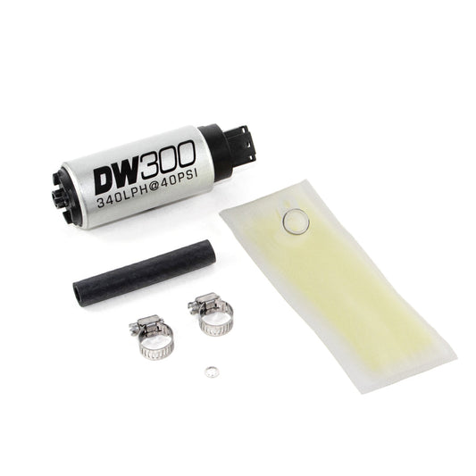 DeatschWerks DW300 Series 340LPH In-Tank Fuel Pump w/ Install Kit for Honda Integra (94-01)