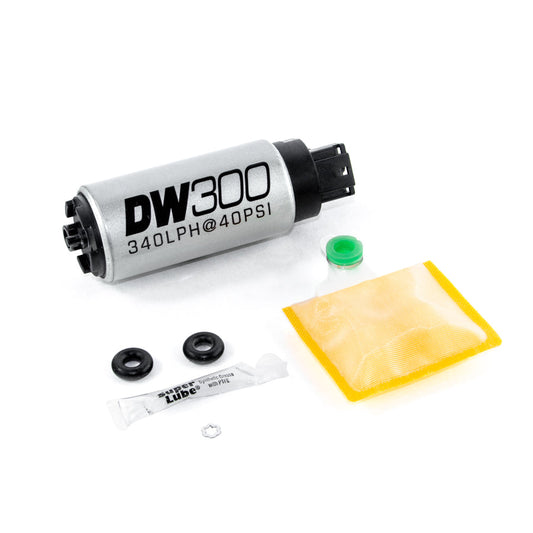 DeatschWerks DW300 Series 340LPH In-Tank Fuel Pump w/ Install Kit for Mitsubishi Eclipse Turbo AWD (95-98)