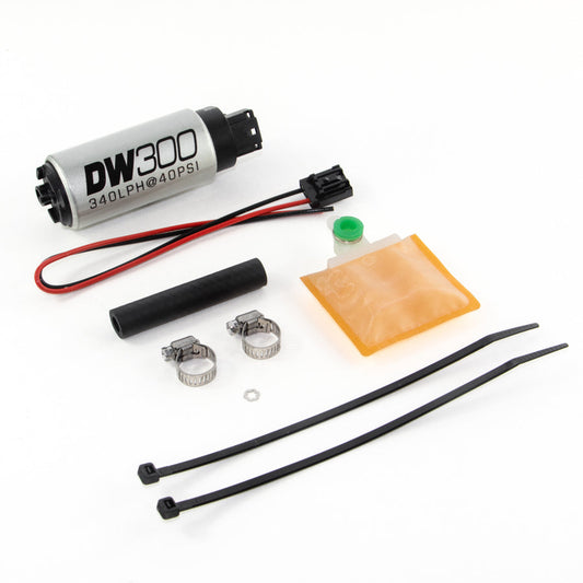 DeatschWerks DW300 Series 340LPH In-Tank Fuel Pump w/ Install Kit for Eclipse all FWD (90-94)