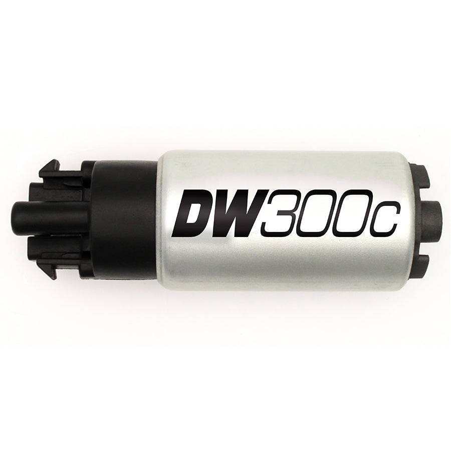 DeatschWerks DW300C Series 340LPH Compact Fuel Pump w/ Mounting Clip w/ Mounting Clips