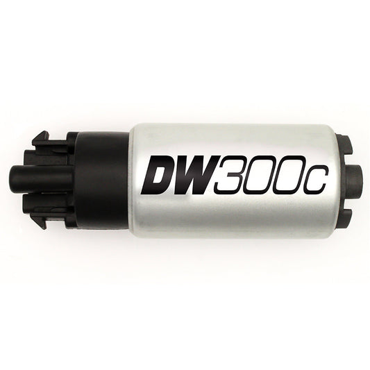 DeatschWerks DW300C Series 340LPH Compact Fuel Pump w/ Mounting Clip w/ Mounting Clips