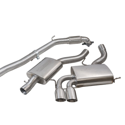 Cobra Turbo Back Performance Exhaust - Audi A3 8P 2.0 TFSI Quattro 3 Door