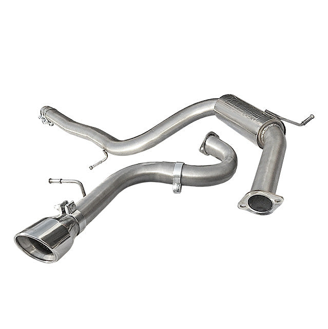 Cobra Single Tip Cat Back Performance Exhaust - Audi A3 8P 2.0 TDI 2WD 3 Door (08-12)