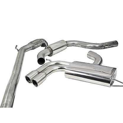 Cobra Turbo Back Performance Exhaust - Audi A3 8P 2.0 TFSI 2WD Sportback