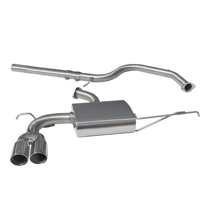 Cobra Twin Tip Cat Back Performance Exhaust - Audi A3 8P 2.0 TDI 140PS 2WD 3 Door