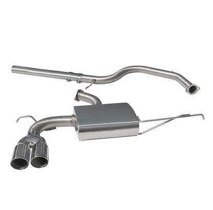 Cobra Twin Tip Cat Back Performance Exhaust - Audi A3 8P 2.0 TDI 170PS 2WD 3 Door