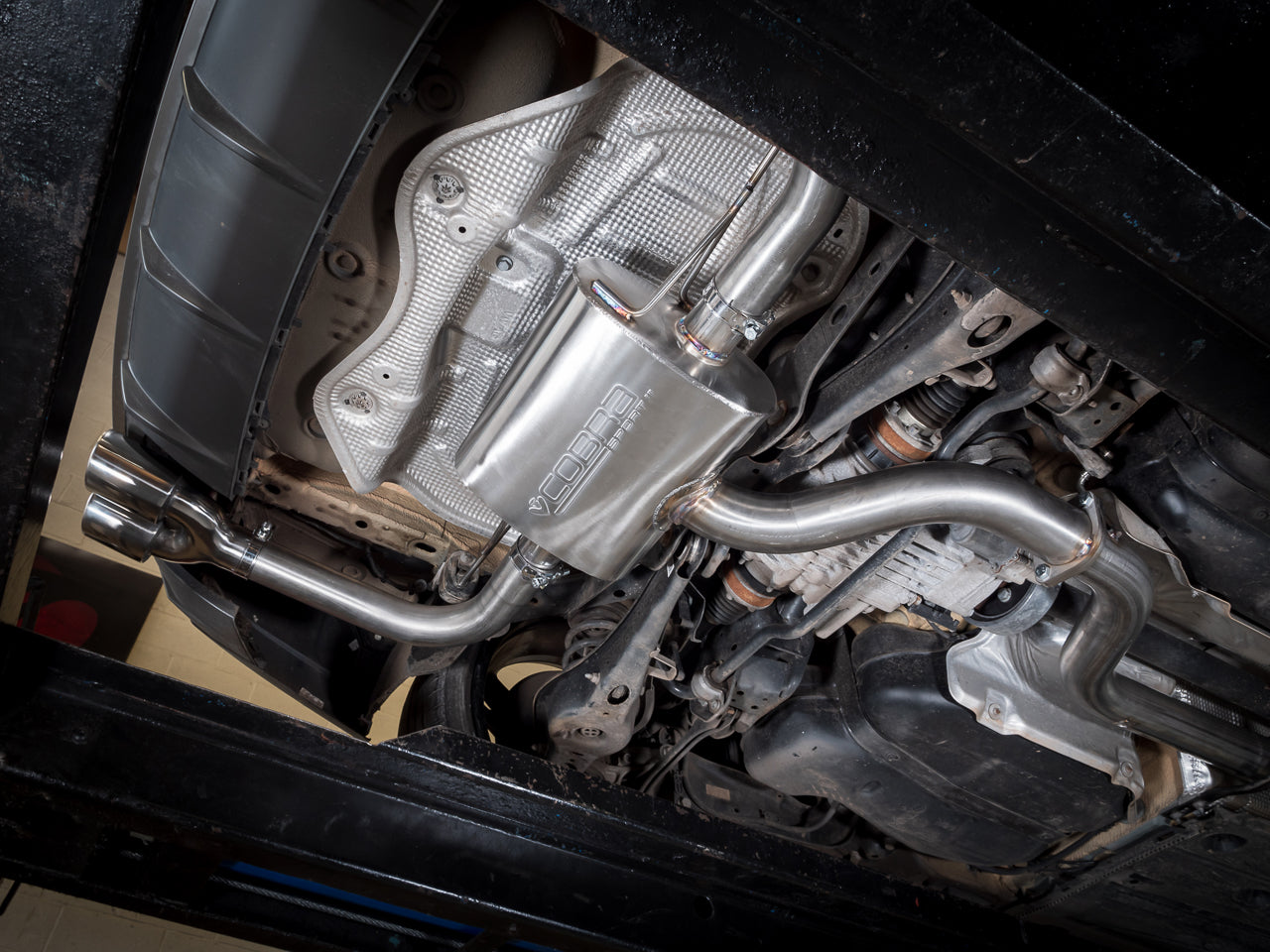 Cobra Cat Back Non-Valved Performance Exhaust - Audi S3 8V Saloon (13-18)