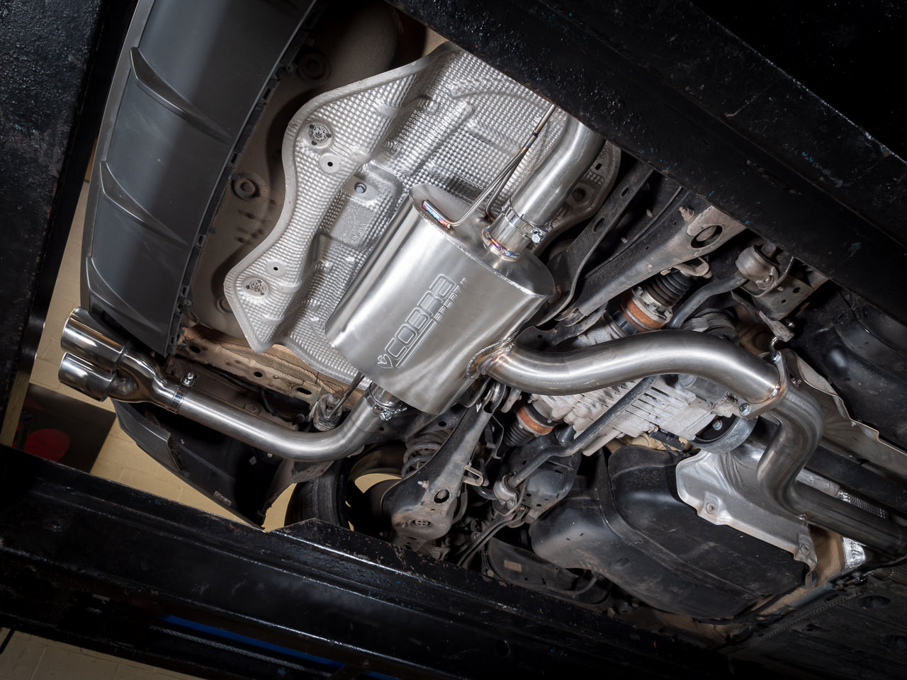 Cobra Turbo Back Non-Valved Performance Exhaust - Audi S3 8V Saloon (13-18)