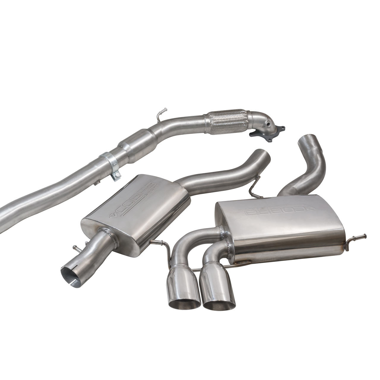 Cobra Turbo Back Performance Exhaust - Audi S3 8P Quattro 3 Door