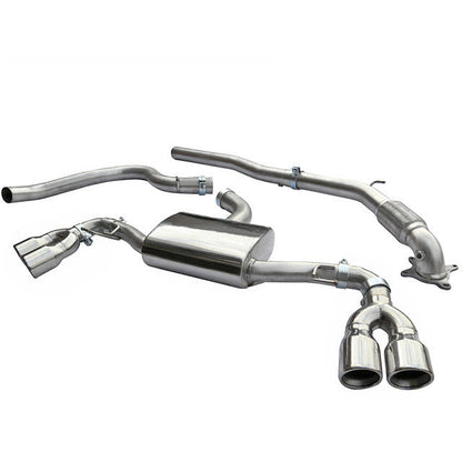 Cobra Turbo Back Performance Exhaust - Audi TT 8J 1.8/2.0 TFSI 2WD (07-11)