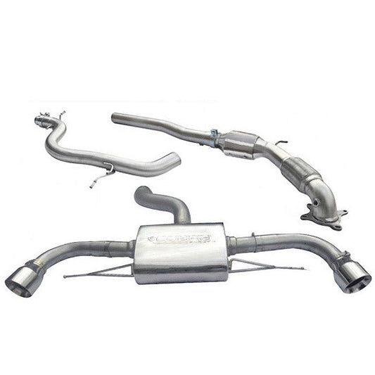 Cobra Dual Exit Turbo Back Performance Exhaust - Audi TT 8J 1.8/2.0 TFSI 2WD (11-14)