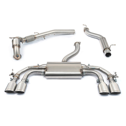 Cobra Valved Turbo Back Performance Exhaust (Valved) - Audi S3 8Y Sportback