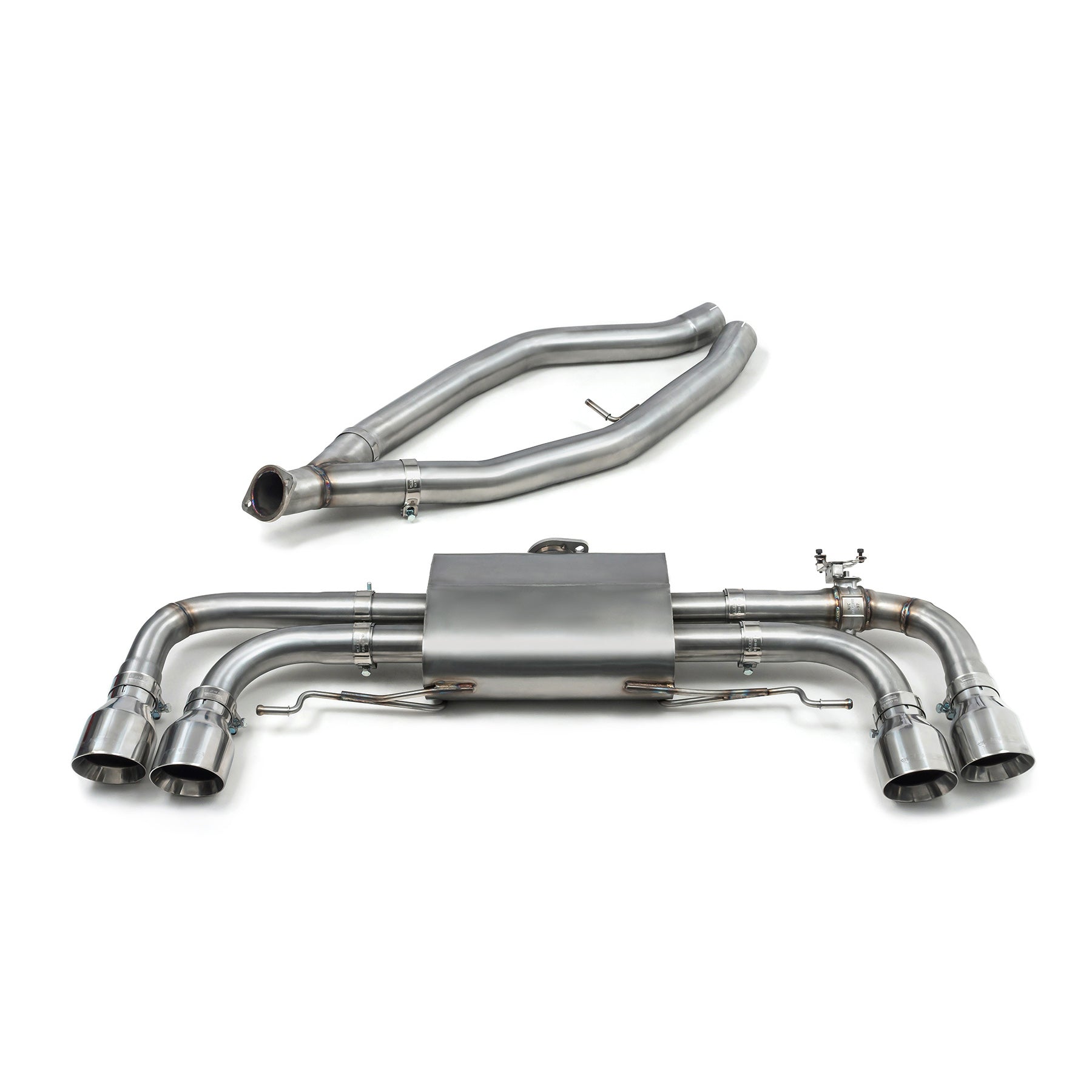 BME M340i G20 Single Valved Race Cobra Sport Quad Exit Exhaust