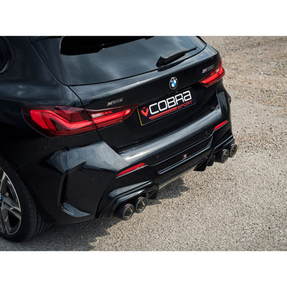 Cobra Quad Exit GPF/PPF Back Non-Valved Race Box Delete  Performance Exhaust for BMW M135i M3 Style (F40)