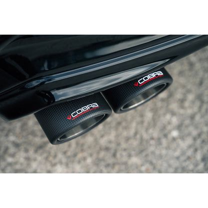 Cobra Venom Quad Exit Turbo Back Race Box Delete Performance Exhaust for BMW M135i (F40) M3 Style