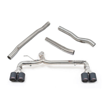 Cobra Race Box Delete Cat Back Performance Exhaust for BMW M135i (F40) Venom Quad Exit M3 Style