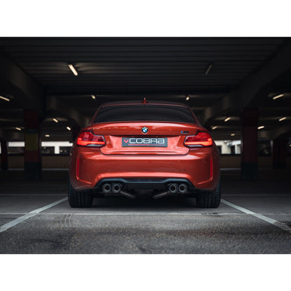 Cobra Venom Race Rear Axle Back (Back Box Delete) Performance Exhaust for BMW M2 Competition