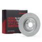 Brembo Sport TY3 Rear Brake Discs for Audi A2 (8Z0) 1.6 FSI (00-05)