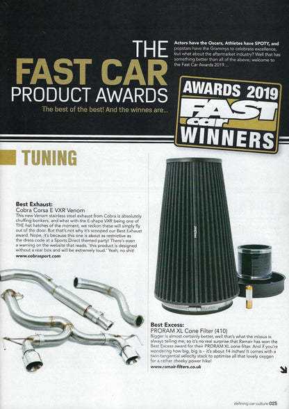 Cobra Venom Box Delete Race Performance Exhaust - Vauxhall Corsa E VXR (15-18)