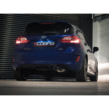 Cobra Twin Tip Catback Performance Exhaust - Ford Fiesta Mk8 1L EcoBoost ST-Line ST Style
