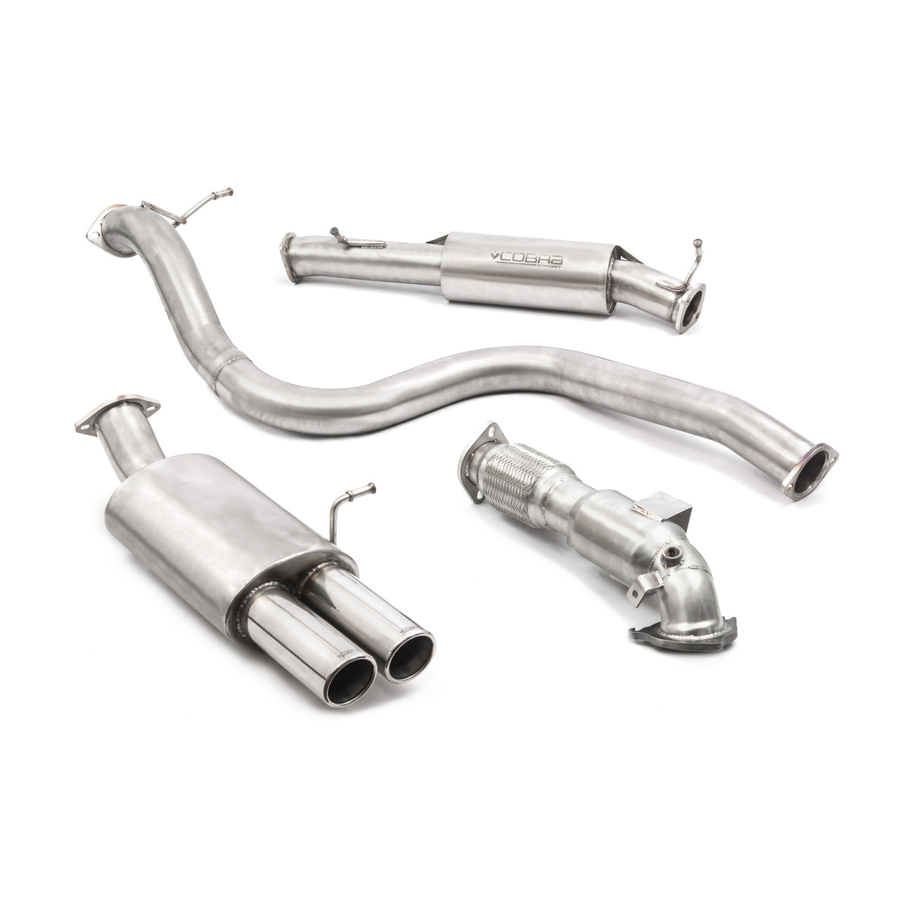 Cobra Turbo Back Performance Exhaust - Ford Fiesta Mk7 ST180/200
