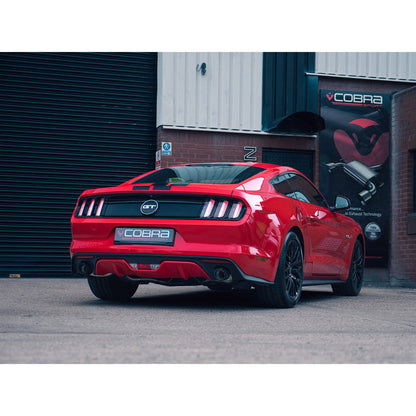Cobra Venom Box Delete Axle Back Performance Exhaust for Ford Mustang 2.3 EcoBoost Convertible (2018>)