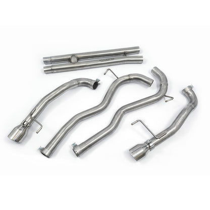 Cobra Venom Box Delete Race Cat Back Performance Exhaust - Ford Mustang 5.0 V8 GT Fastback (15-18)