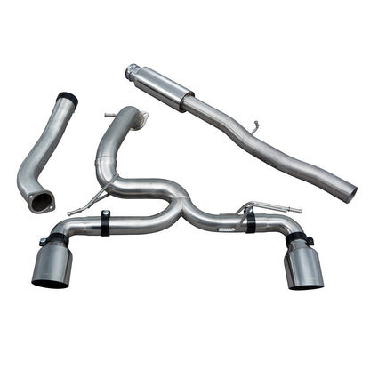 Cobra Venom Box Delete Race Cat Back Performance Exhaust - Ford Focus RS Mk3