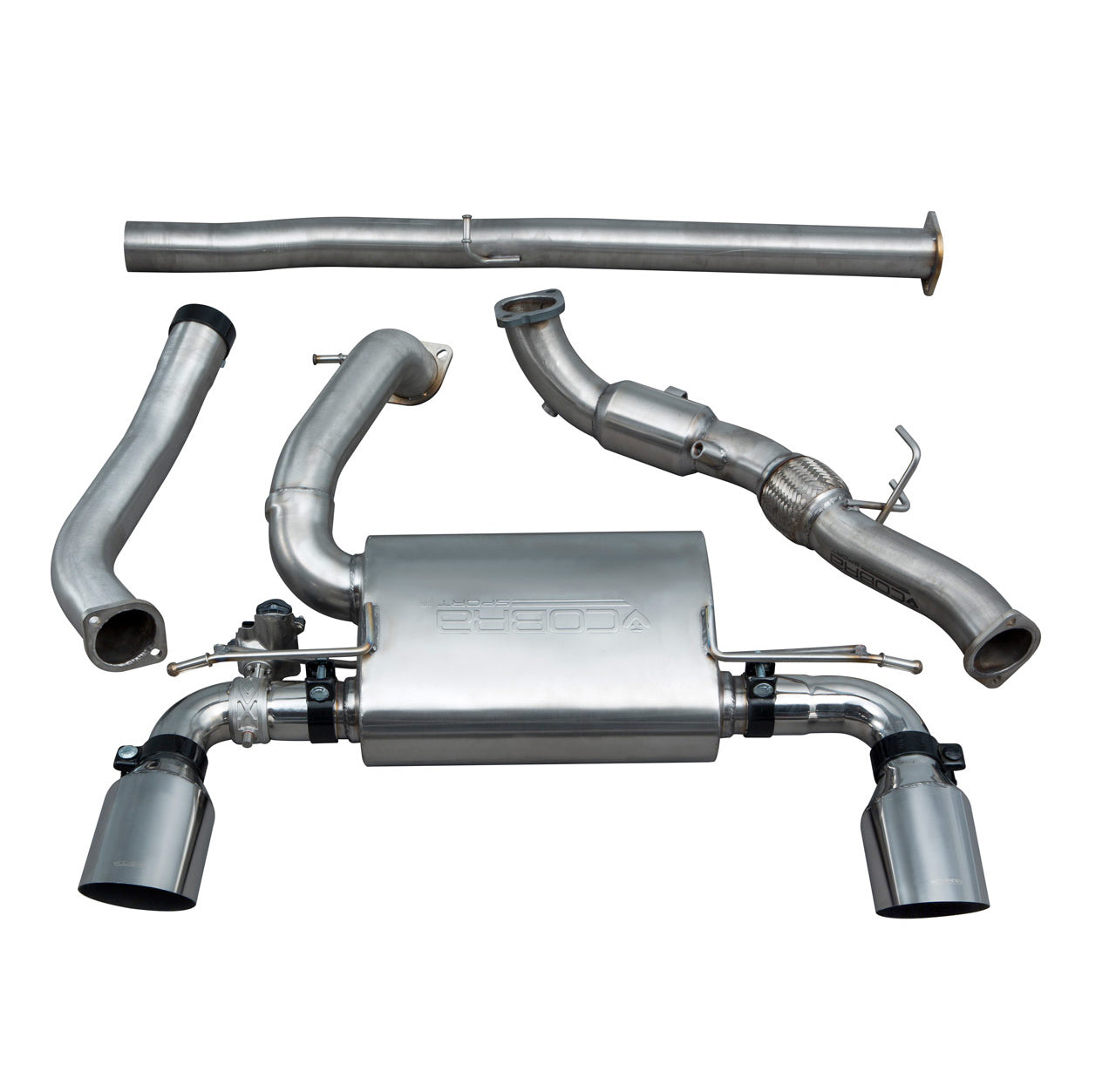 Cobra Turbo Back Performance Exhaust - Ford Focus RS Mk3