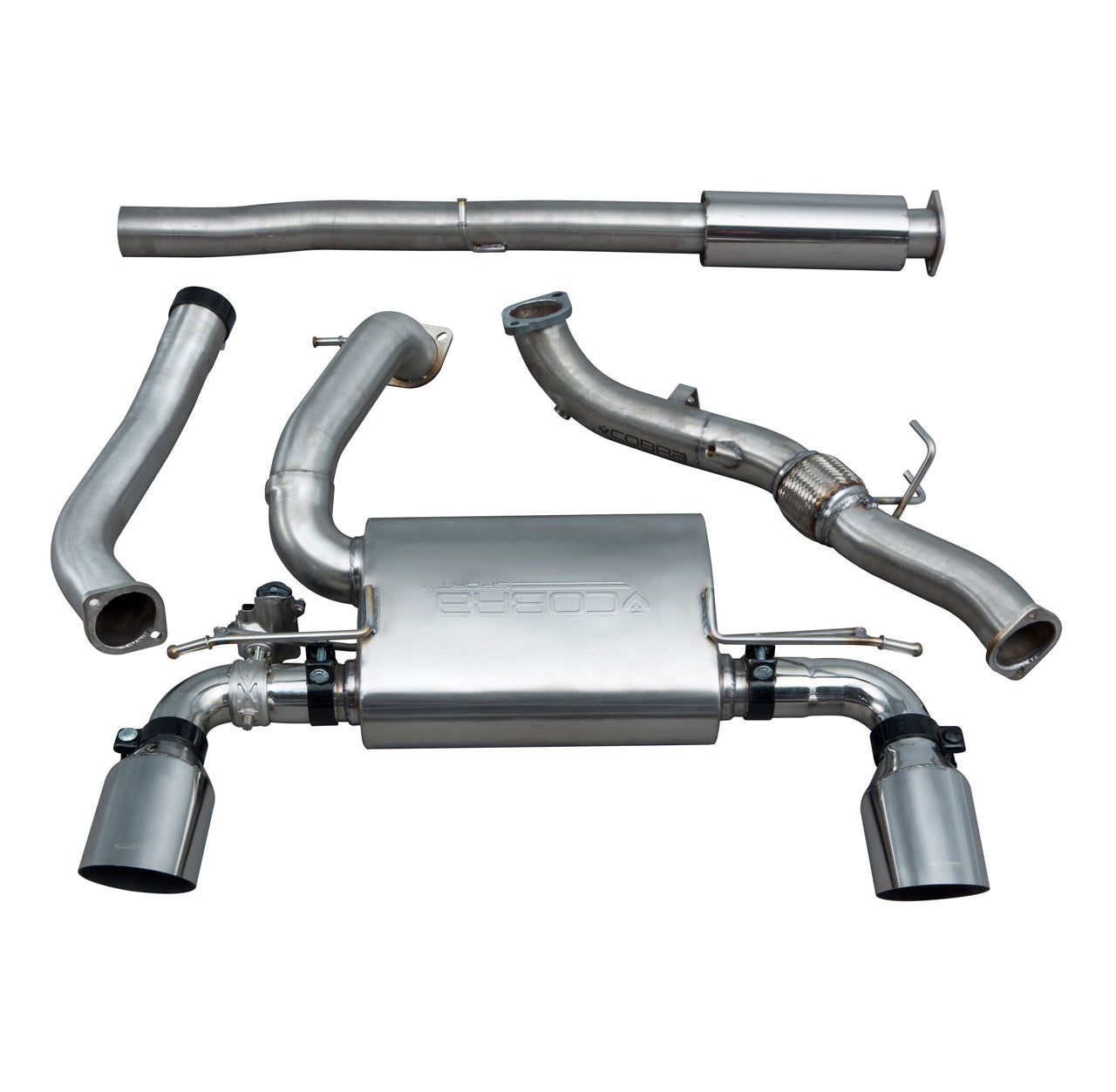 Cobra Turbo Back Performance Exhaust - Ford Focus RS Mk3
