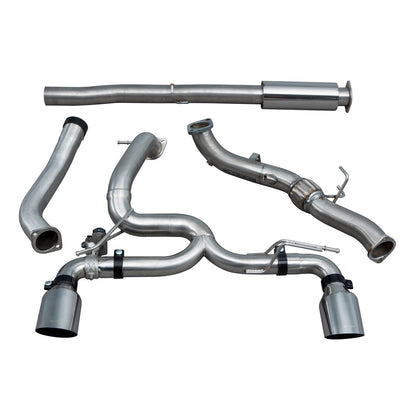 Cobra Venom Box Delete Race Turbo Back Performance Exhaust - Ford Focus RS Mk3