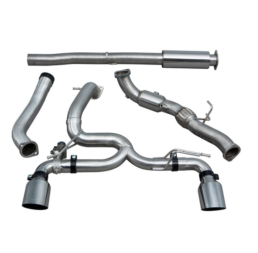 Cobra Venom Box Delete Race Turbo Back Performance Exhaust - Ford Focus RS Mk3