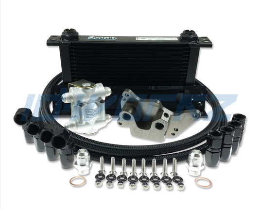 HEL Performance Oil Cooler Kit with Thermostat - BMW 1 Series F20, F21 N55 Engines