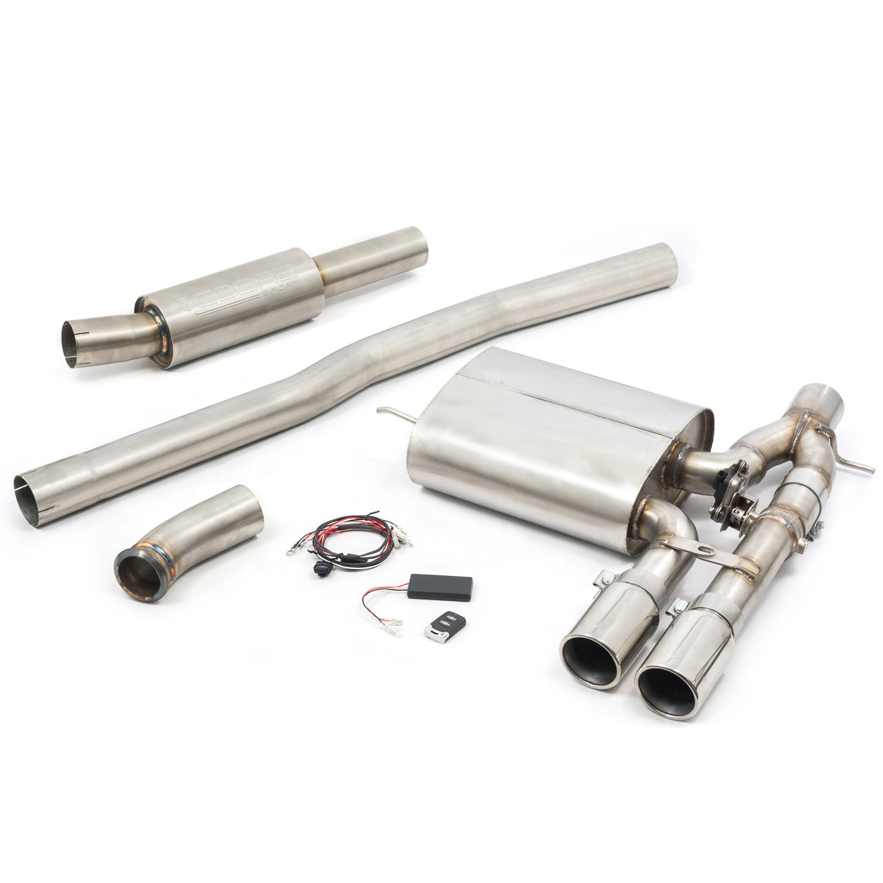 Cobra 3" Valved Cat Back Performance Exhaust - Mini Cooper S / JCW F56 LCI Facelift