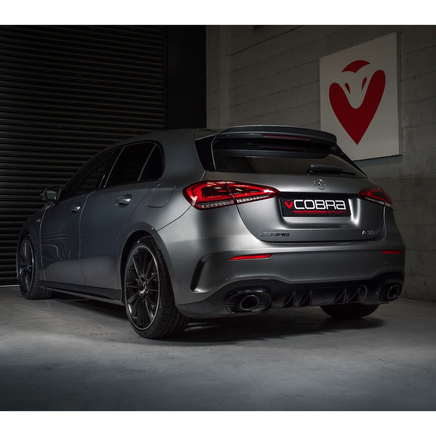 Cobra GPF-Back Box Delete Race Rear Performance Exhaust - Mercedes A35 AMG