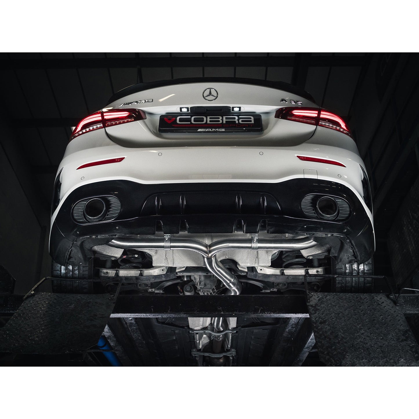 Cobra GPF-Back Rear Box Delete Race Performance Exhaust - Mercedes A35 AMG Saloon