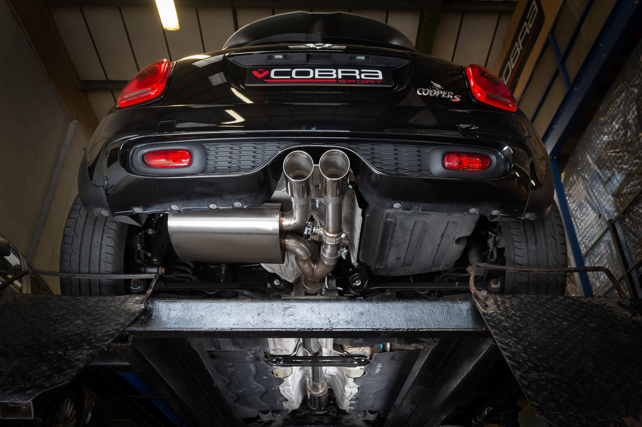Cobra 3" Valved Cat Back Performance Exhaust - Mini Cooper S / JCW F56