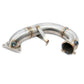 Cobra Sports Cat / Decat Front Downpipe Performance Exhaust - Renault Megane RS 250/265 (09-17)